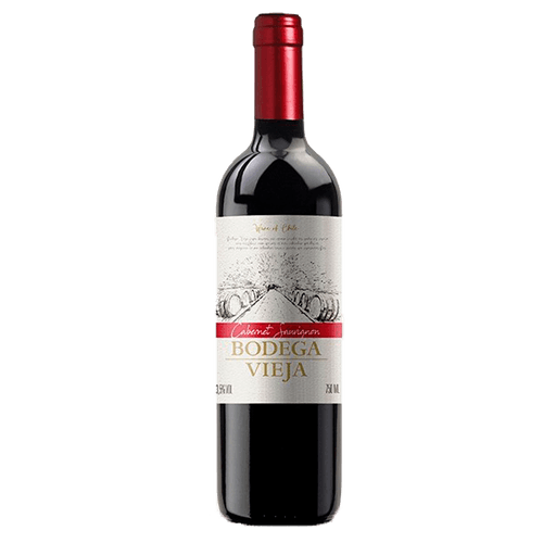 Vinho Tinto Chileno Bodega Vieja Cabernet Sauvignon Merlot 750ml