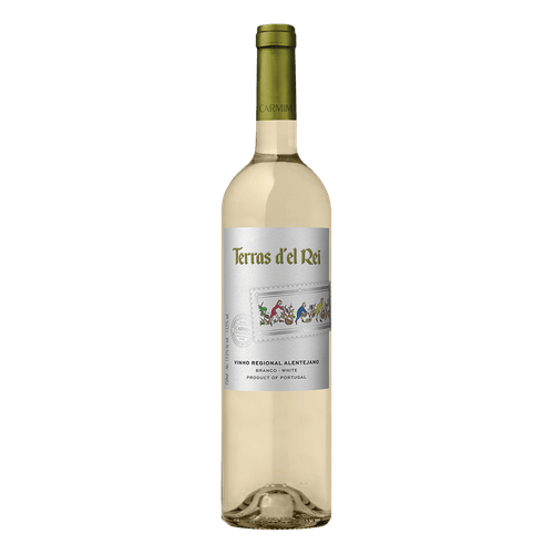 Vinho Branco Português Carmim Terras del Rei Alentejo 750ml.