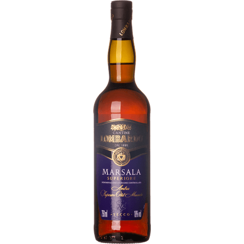 Vinho Branco Italiano Lombardo Marsala Superiore Ambra Secco 750ml