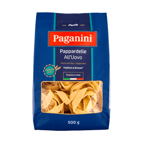 Macarrão Italiano Pappardelle Com Ovos Medaglia D´Oro Paganini 500g