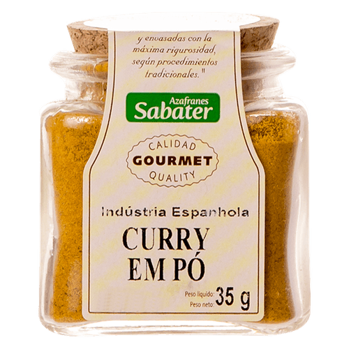 Curry Em Pó Espanhol Sabater Vidro 35g