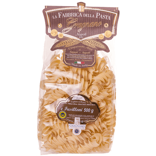 Macarrão Italiano Fusilloni Nº 46 La Fabbrica Della Pasta Di Gragnano 500g
