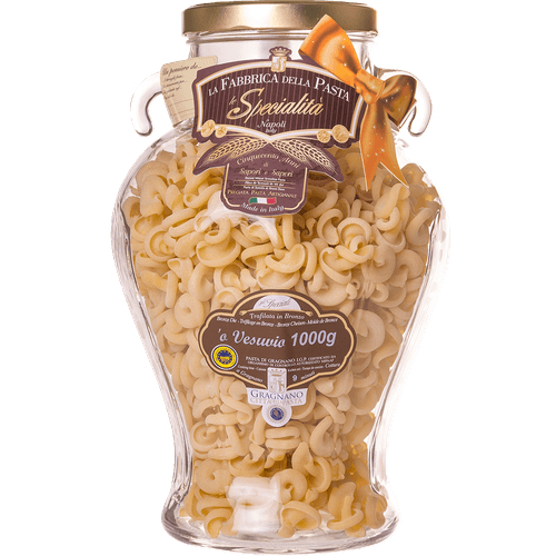 Macarrão Italiano Vaso Anfora Vesuvio La Fabbrica Della Pasta Di Gragnano 1kg