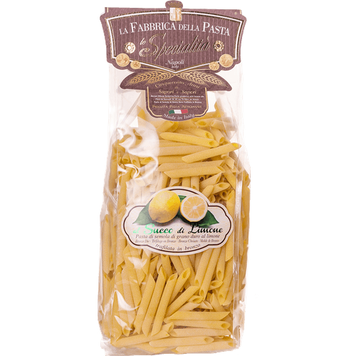 Macarrão Italiano Penne Lisce Al Limone Nº948 La Fabbrica Della Pasta Di Gragnano 500g