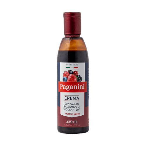 Creme De Aceto Balsamico Italiano Sabor Frutas De Bosque Paganini 250ml