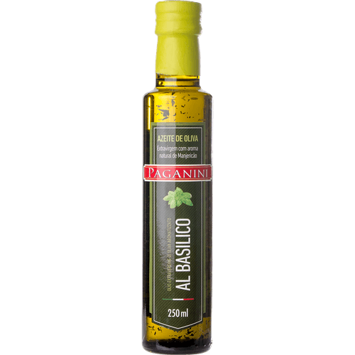 Azeite Italiano Saborizado Al Basilico Paganini 250ml