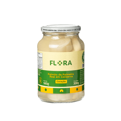Palmito Palmeira Real Coração Flora 300g.