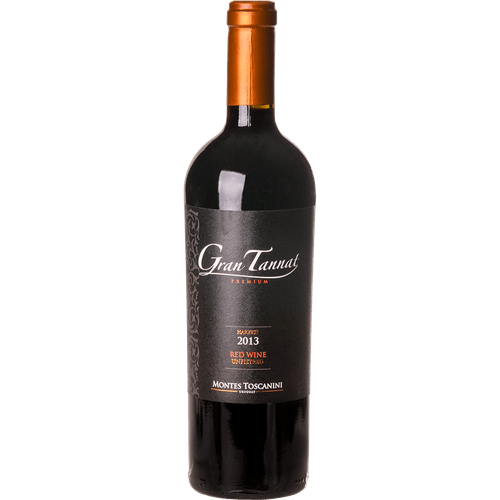 Vinho Tinto Uruguaio Montes Toscanini Gran Tannat Premium 750ml