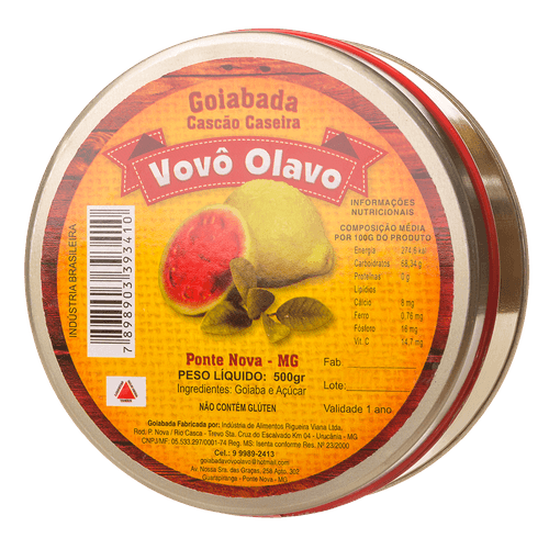 Goiabada Cascão Vovô Olavo Lata 500g