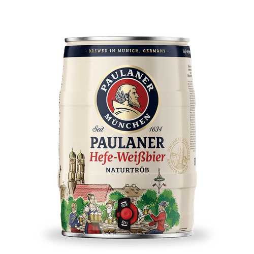 Cerveja Alemã Paulaner Weissbier Barril 5L.