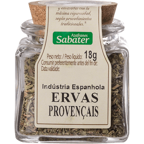 Ervas Provençais Espanhol Sabater Vidro 18g