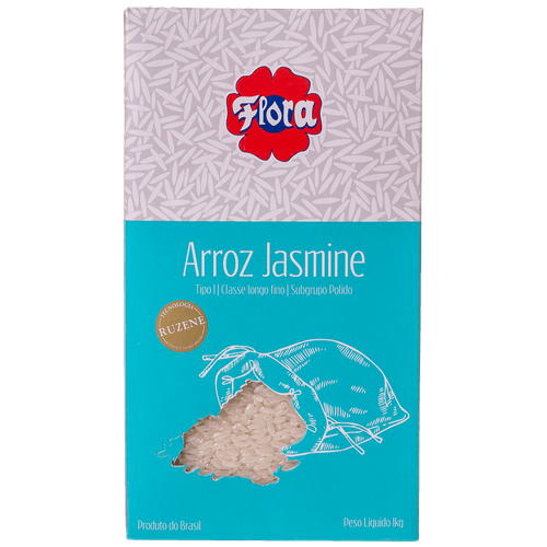 Arroz Flora Jasmine 1kg.