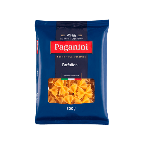 Macarrão Italiano Farfaloni Paganini 500g.