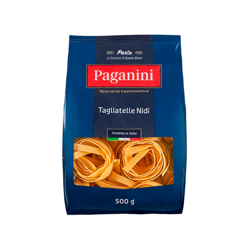 Macarrão Italiano Tagliatelle Nidi Paganini 500g.