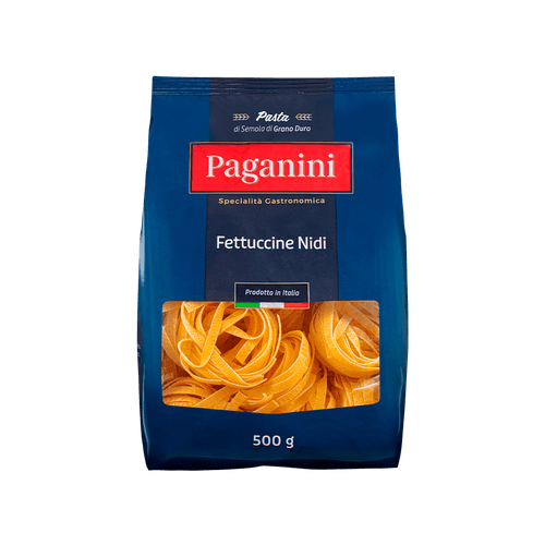 Macarrão Italiano Fettuccine Nidi Paganini 500g