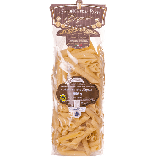 Macarrão Italiano Penne Rigate Nº 21 La Fabbrica Della Pasta Di Gragnano 500g