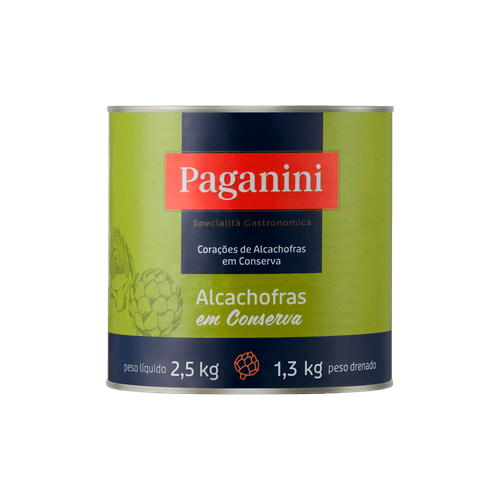 Alcachofra Coração Paganini Lata 1,3kg