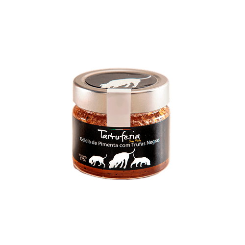 Geleia de Pimenta com Trufa Negra Tartuferia San Paolo 170g.