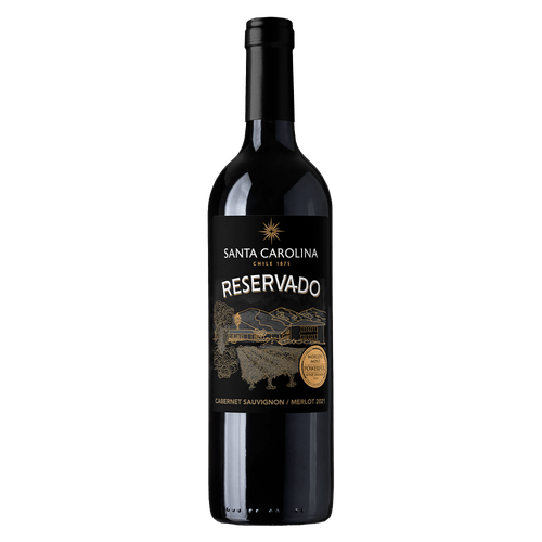 Vinho Tinto Chileno Santa Carolina Reservado Cabernet Sauvignon Merlot 750ml