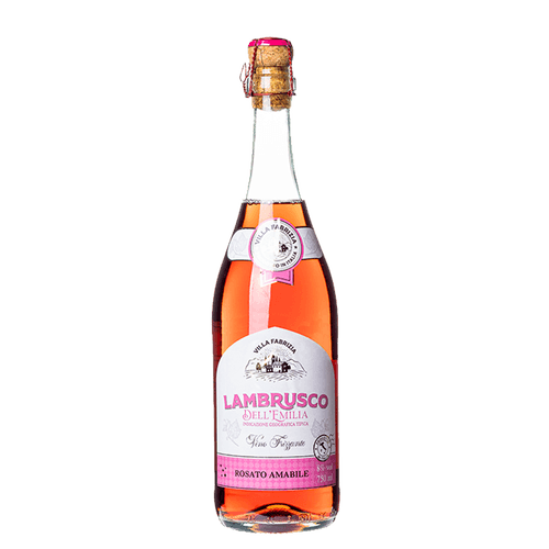 Vinho Rosé Frisante Italiano Lambrusco Villa Fabrizia 750ml