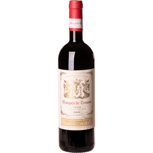 Vinho Tinto Espanhol Marqués de Tomares Gran Reserva 750ml 2016.