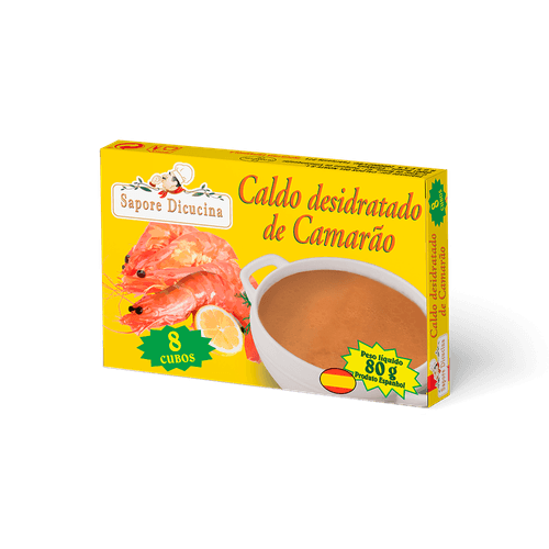 Caldo Espanhol de Camarão Sapore Dicucina 80g