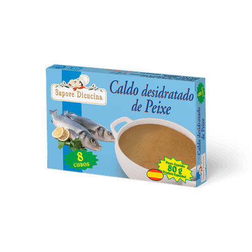 Caldo Espanhol de Peixe Sapore Dicucina 80g