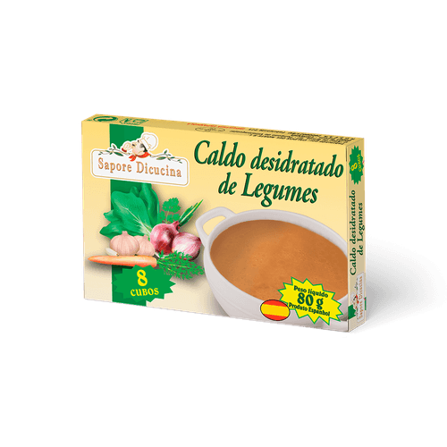 Caldo Espanhol de Legumes Sapore Dicucina 80g