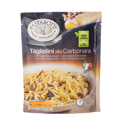 Macarrão Italiano Tagliolini alla Carbonara Pastarotti 175g