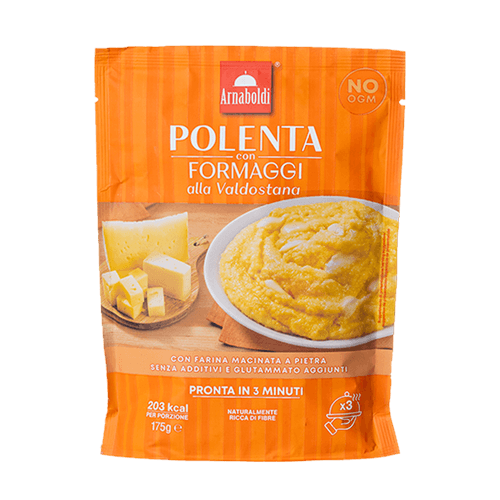 Polenta Italiana com Queijo Arnaboldi 175g