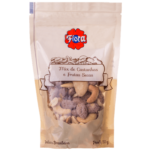 Mix Castanhas E Frutas Secas Flora 150g