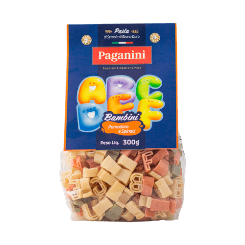 Macarrão Italiano Letrinhas Bambini Paganini 300g