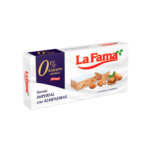 Torrone Espanhol La Fama Imperial Sem Açúcar 150g