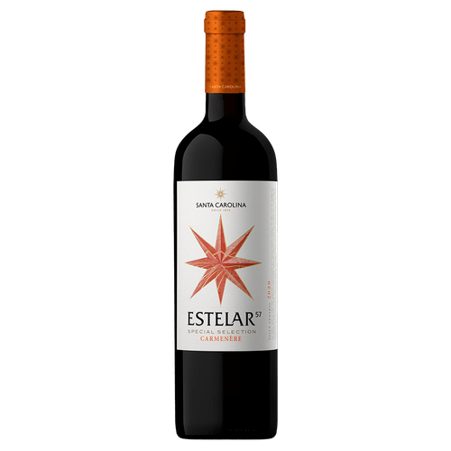 Vinho Tinto Chileno Santa Carolina Estelar 57 Carmenére 750ml.