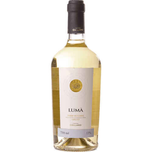 Vinho Branco Italiano Cellaro Lumà Grillo IGT 750ml