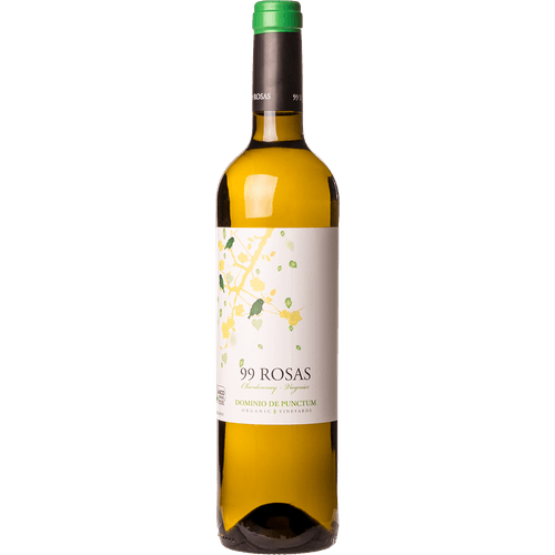 Vinho Branco Espanhol Domínio de Punctum 99 Rosas Viognier Chardonnay 750ml