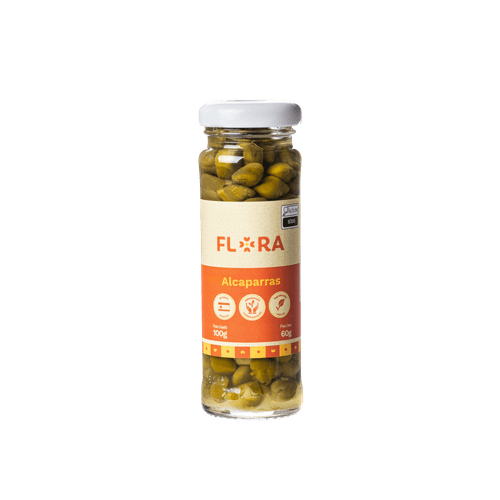 Alcaparras Em Conserva Flora Vidro 60g.