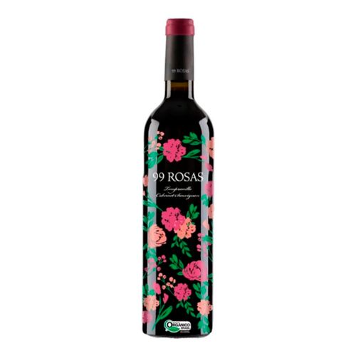 Vinho Tinto Espanhol Domínio de Punctum 99 Rosas Tempranillo Cabernet Edição Especial 750ml