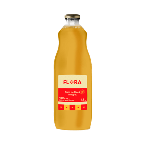 Suco De Maçã Integral Flora 1,5L