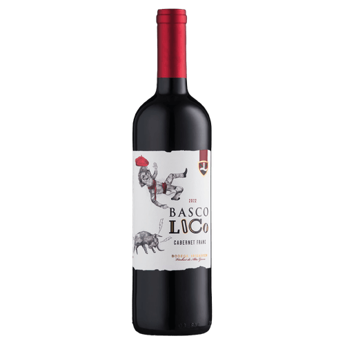 Vinho Tinto Basco Loco Cabernet Franc 2022 750ml.